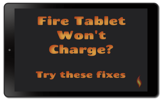 fire won't charge