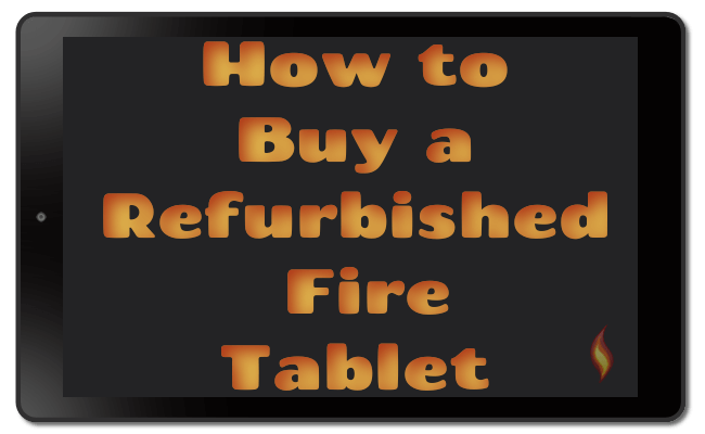 Refurbished Fire tablet
