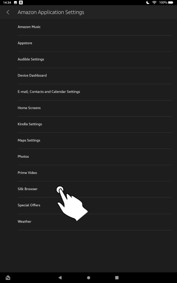 Clear browsing data